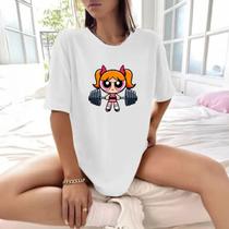 Camiseta Blusão Feminina Florzinha - Estampa Meninas Super P