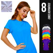 Camiseta Blusinha Dry MALHA FRIA POLIAMIDA Tecido Furadinho feminina Academia Corrida Yoga 608