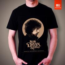 Camiseta Bob Dylan Musica Rock 100% Algodão