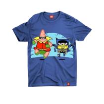 Camiseta Bob Esponja e Patrick