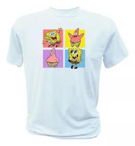 Camiseta Bob Esponja e Patrick - Estampa Divertida