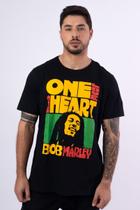 Camiseta Bob Marley One Heart Camiseta Bob Marley One Heart