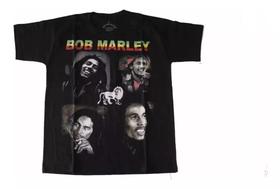 Camiseta Bob Marley Reggae Blusa Adulto Unissex Po003 BM - Bandas