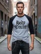 Camiseta Body Count Plus Size Camiseta Body Count Plus Size