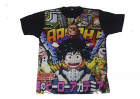 Camiseta Boku no Hero My Hero Academia Blusa Adulto Unissex Anime A120 BM Camiseta Boku no Hero My Hero Academia Blusa Adulto Unissex Anime A120 BM
