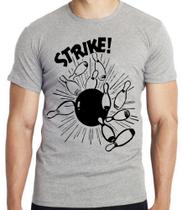 Camiseta Boliche Strike Blusa criança infantil juvenil adulto camisa tamanhos Camiseta Boliche Strike Blusa criança infantil juvenil adulto camisa tamanhos