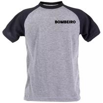 Camiseta bombeiro uniforme de trabalho profissão camisa