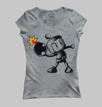 Camiseta Bomberman Feminina Gamer - Véi Nerd