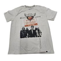Camiseta Bon Jovi Blusa Adulto Banda de Rock Unissex Bo2239