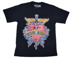 Camiseta Bon Jovi Blusa Adulto Unissex Banda de Rock MRBON Camiseta Bon Jovi Blusa Adulto Unissex Banda de Rock MRBON