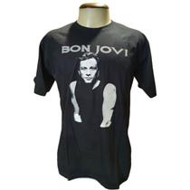 Camiseta bon jovi - retrato