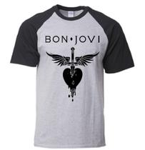 Camiseta Bon JoviPLUS SIZE - Alternativo basico