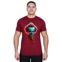 Camiseta Boneco Pennywise Terror Bruxas Algodão Blusa Adulto