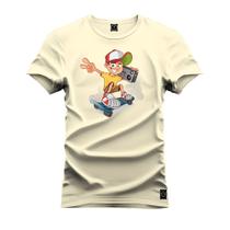 Camiseta Bord Kit Algodão Estampada Unissex Nexstar Varias Cores