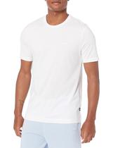 Camiseta BOSS com logotipo pequeno de algodão com gola redonda para homens branca XXL