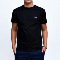 Camiseta Boss Masculina Casual Preta Camiseta Boss Masculina Casual Preta
