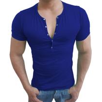 Camiseta Botão de Pressão Manga Curta Sjons
