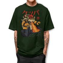 Camiseta BOWSER KAIJU Camisa Estampada 100% Algodão