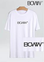 Camiseta Boww 100% Algodão Branca Boww T-Shirt Camiseta Boww 100% Algodão Branca Boww T-Shirt