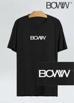 Camiseta Boww 100% Algodão Preta Boww T-Shirt Camiseta Boww 100% Algodão Preta Boww T-Shirt