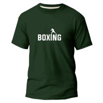 Camiseta Boxing Masculina Algodão Estampada