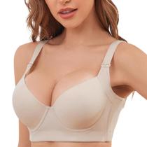 Camiseta Bra Pormist Push Up Seamless Underwire bege 36C