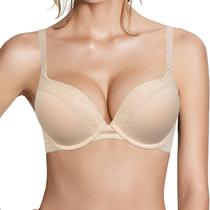Camiseta Bra Pushlus Push Up Thick acolchoada Plunge Underwire