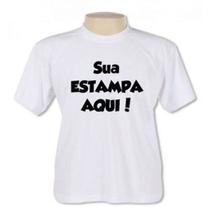 Camiseta Branca 100% Poliéster Personalizada