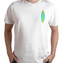 Camiseta Branca Adulto Surf Prancha Verão Poliéster Premium Mod. 13 Camiseta Branca Adulto Surf Prancha Verão Poliéster Premium Mod. 13