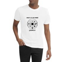 Camiseta Branca Coldplay - Music Of The Spheres Masculina