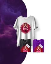 Camiseta branca em algodão pronta entrega