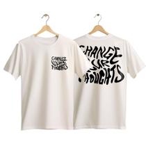 Camiseta Branca Estampada Infantil Juvenil do 4 ao 16