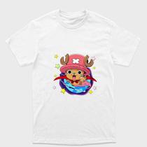 Camiseta Branca One Piece Tony Tony Chopper Super Chopper Tamanho:G5Tecido:100% Algodão Camiseta Branca One Piece Tony Tony Chopper Super Chopper Tamanho:G5Tecido:100% Algodão