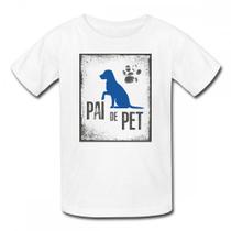 Camiseta Branca Pai de CÃO Camiseta Branca Pai de CÃO