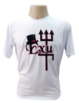 Camiseta Branca Personalizado Orixá Exu Tranca Rua Das Almas Camiseta Branca Personalizado Orixá Exu Tranca Rua Das Almas