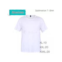 Camiseta Branca Pra Sublimação Gola Redonda Manga Curta