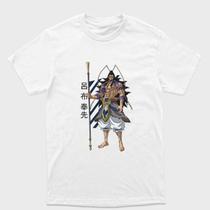 Camiseta branca Record of Ragnarok Lü Bu Segurando sua lança Tamanho:PPTecido:Drytec