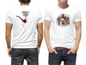 Camiseta Branca Santas Almas Preto Velho Umbanda Orixá Camiseta Branca Santas Almas Preto Velho Umbanda Orixá