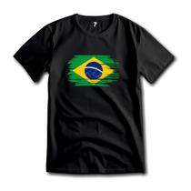 Camiseta Brasil Algodão Premium Verde E amarelo Camiseta Brasil Algodão Premium Verde E amarelo