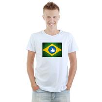 Camiseta Brasil Bandeira Like Camisa Personalizada Blusa Adulto Algodão com Poliéster Camiseta Brasil Bandeira Like Camisa Personalizada Blusa Adulto Algodão com Poliéster