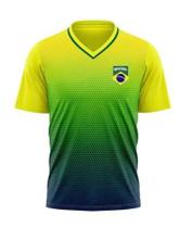 Camiseta brasil buriti amarelo/verde