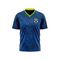 Camiseta brasil caiçara azul