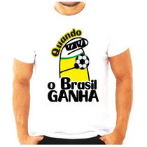 camiseta brasil copa do mundo blusa flork meme engraçado