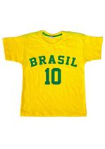 Camiseta Brasil Estampada Infantil