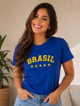 Camiseta Brasil Feminina Engraçada O Brasil Na Copa Eu No Copo TShirt Copa 2026 Camiseta Brasil Feminina Engraçada O Brasil Na Copa Eu No Copo TShirt Copa 2026