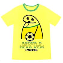 Camiseta brasil flork blusa copa do mundo rumo ao hexa