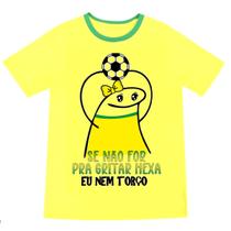 Camiseta brasil flork blusa copa do mundo rumo ao hexa