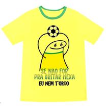 Camiseta brasil flork blusa copa do mundo rumo ao hexa