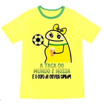 Camiseta brasil flork blusa copa do mundo rumo ao hexa