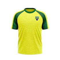 Camiseta brasil macuxi amarela